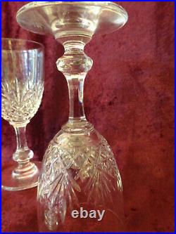10 Verres Cristal Saint Louis Modele Massenet
