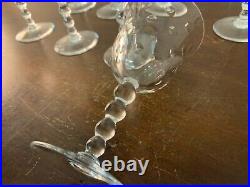 10 verres à eau modèle Bubble en cristal de Saint Louis (prix à la pièce)