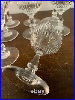 10 verres à eau modèle Liane en cristal de Saint Louis (prix à la pièce)