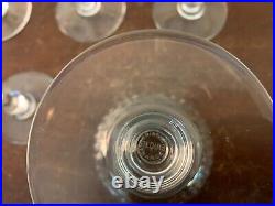 10 verres à vin /eau modèle Liane en cristal de Saint Louis (prix à la pièce)