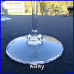 10 verres à vin en cristal de saint louis modèle diane H 14,2 cm