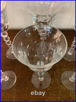 10 verres à vin modèle Bubble N°3 en cristal de Saint Louis (prix à la pièce)