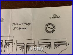 10 verres eau modèle Anvers taille N°11137 cristal Saint Louis (prix à la pièce)