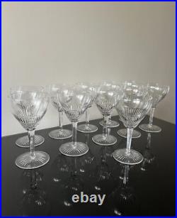 11 Verres A Eau En Cristal De Saint Louis Modele Colibri