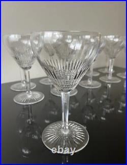 11 Verres A Eau En Cristal De Saint Louis Modele Colibri