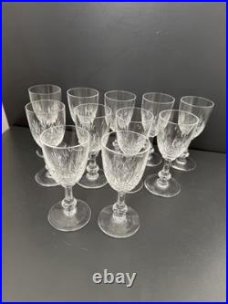 11 Verres À Vin En Cristal saint louis Modèle massenet