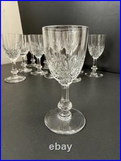 11 Verres À Vin En Cristal saint louis Modèle massenet