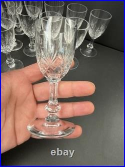 11 Verres À Vin En Cristal saint louis Modèle massenet