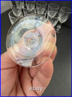 11 Verres À Vin En Cristal saint louis Modèle massenet