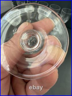 11 Verres À Vin En Cristal saint louis Modèle massenet