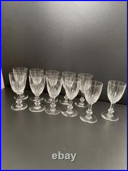 11 Verres À Vin En Cristal saint louis Modèle massenet