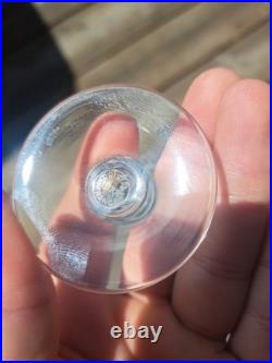 11 Verres Cristal Saint Louis Massenet 12cm Vin Blanc Estampillés