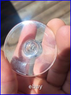 11 Verres Cristal Saint Louis Massenet 12cm Vin Blanc Estampillés