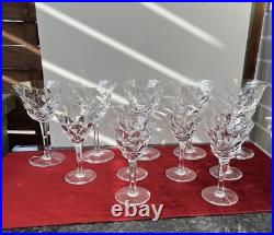 11 Verres En Cristal Saint Louis