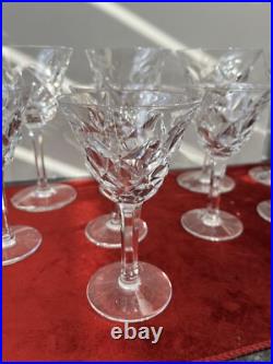 11 Verres En Cristal Saint Louis