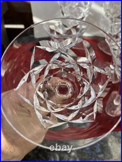 11 Verres En Cristal Saint Louis