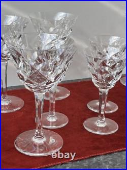 11 Verres En Cristal Saint Louis
