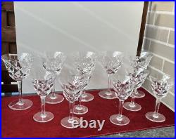 11 Verres En Cristal Saint Louis