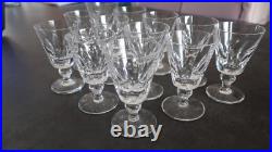 11 verres à porto Jersey En Cristal Taillé St Louis 11 verres à porto Jersey En Cristal Taillé St Louis