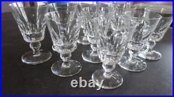 11 verres à porto Jersey En Cristal Taillé St Louis 11 verres à porto Jersey En Cristal Taillé St Louis