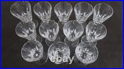 11 verres à porto Jersey En Cristal Taillé St Louis 11 verres à porto Jersey En Cristal Taillé St Louis