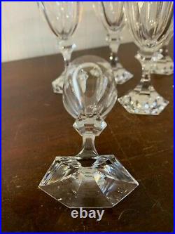11 verres à vin blanc modèle Chambord en cristal de Saint Louis /prix à la pièce