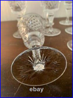 11 verres vin modèle Vologne cristal de Saint Louis (prix à la pièce)