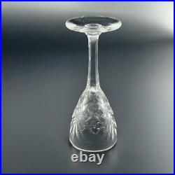 12 Verres Cristal Liqueur Signés Saint Louis Chantilly H 11,5 cm