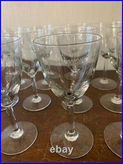 12 Verres à eau modèle Manon en cristal de Saint Louis (prix à la pièce)