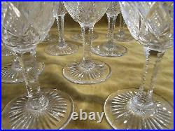 12 Verres à vin 6,5cl cristal Saint Louis mod Gavarni (crystal wine glasses)