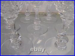 12 Verres à vin blanc 9cl cristal Saint Louis Massenet (crystal wine glasses)
