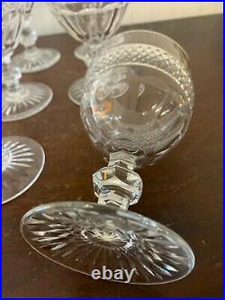 12 verres à eau modèle Trianon en cristal de Saint Louis (prix à la pièce)