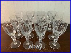 12 verres à vin blanc modèle Alexandre cristal de Saint Louis (prix à la pièce)