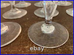 12 verres à vin blanc modèle Alexandre cristal de Saint Louis (prix à la pièce)