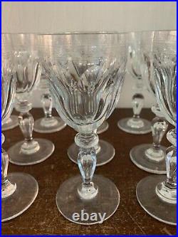 12 verres à vin blanc modèle Alexandre cristal de Saint Louis (prix à la pièce)