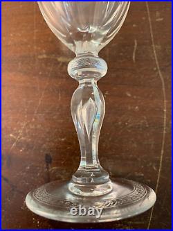 12 verres à vin blanc modèle Alexandre cristal de Saint Louis (prix à la pièce)