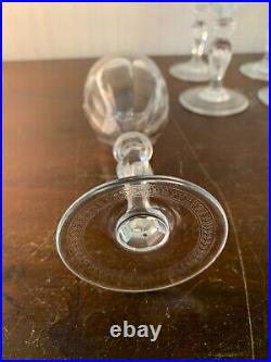 12 verres à vin blanc modèle Alexandre cristal de Saint Louis (prix à la pièce)