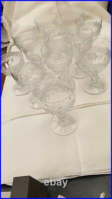 12 verres à vin en cristal de St Louis modèle Trianon