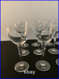 12 verres à vin modèle Amadeus cristal de Saint Louis (prix à la pièce)
