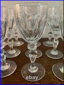 12 verres à vin rouge modèle Alexandre cristal de Saint Louis (prix à la pièce)