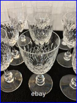 12 verres à vin rouge modèle Messine en cristal de Saint Louis (prix à la pièce)