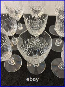 12 verres à vin rouge modèle Messine en cristal de Saint Louis (prix à la pièce)