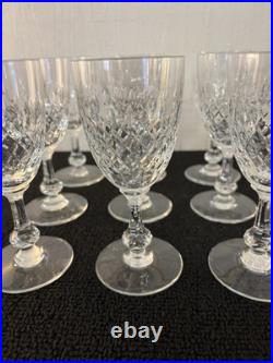 12 verres à vin rouge modèle Messine en cristal de Saint Louis (prix à la pièce)