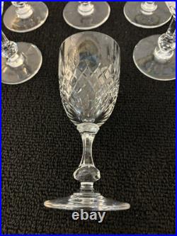 12 verres à vin rouge modèle Messine en cristal de Saint Louis (prix à la pièce)