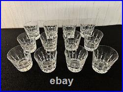 12 verres à whisky modèle Manhattan cristal de Saint Louis (prix pour 1 verre)