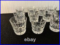 12 verres à whisky modèle Manhattan cristal de Saint Louis (prix pour 1 verre)