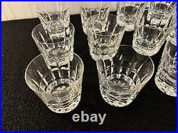 12 verres à whisky modèle Manhattan cristal de Saint Louis (prix pour 1 verre)