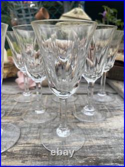 12 verres en cristal de Saint Louis modèle Cerdagne