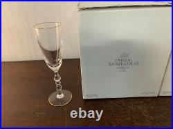 13 flûtes à champagne modèle Hauteville cristal de Saint Louis (prix à la pièce)