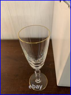 13 flûtes à champagne modèle Hauteville cristal de Saint Louis (prix à la pièce)